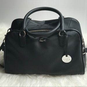 Lacoste Women’s Black Daily Classic Bowling Bag